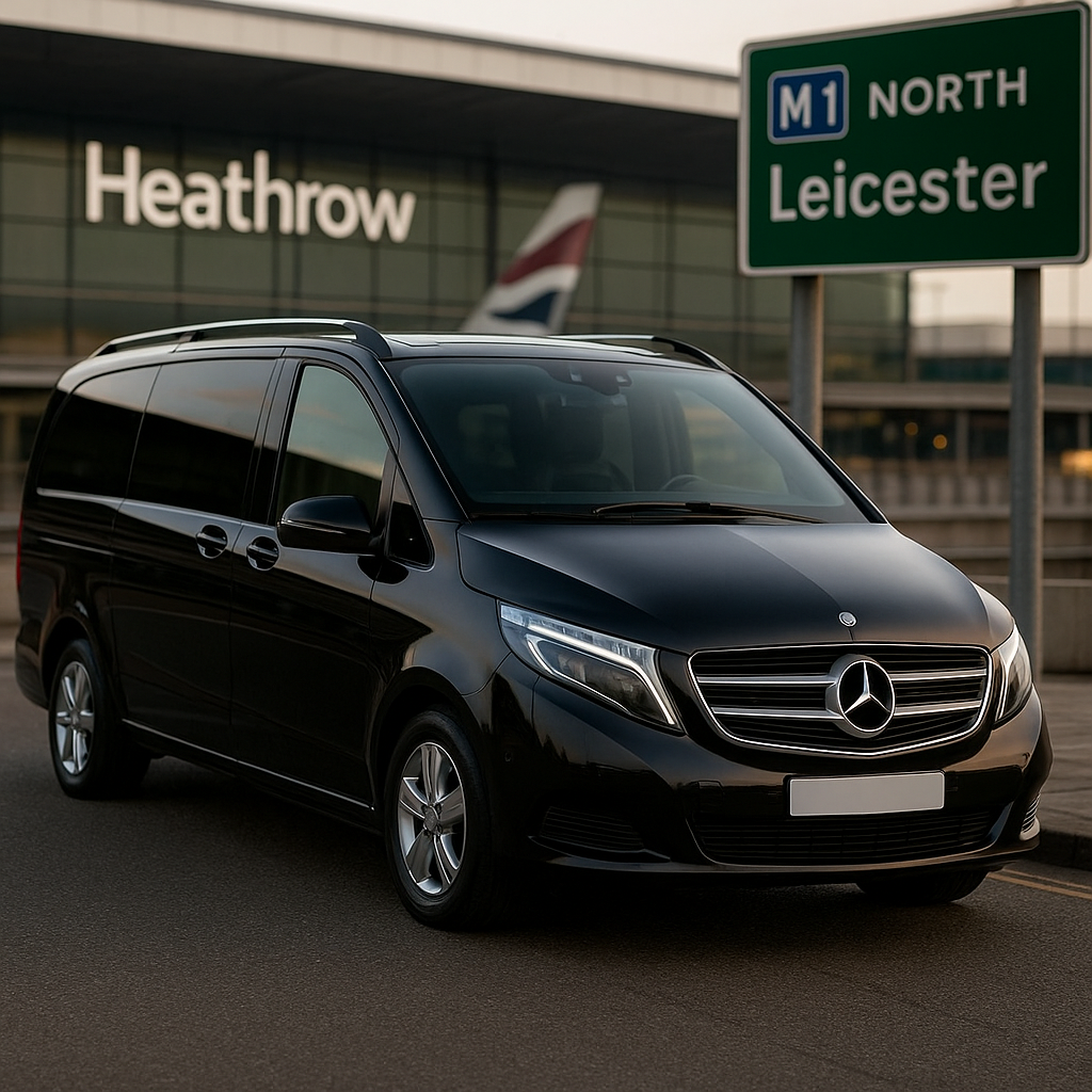 Heathrow to Leicester Taxi Transfers