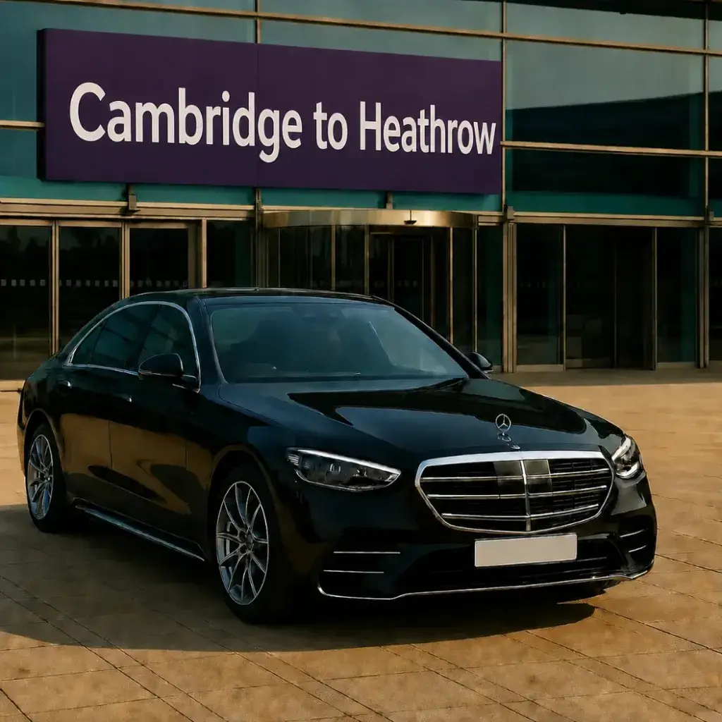 Cambridge to Heathrow Airport Private Chauffeur & Car Transfer Service